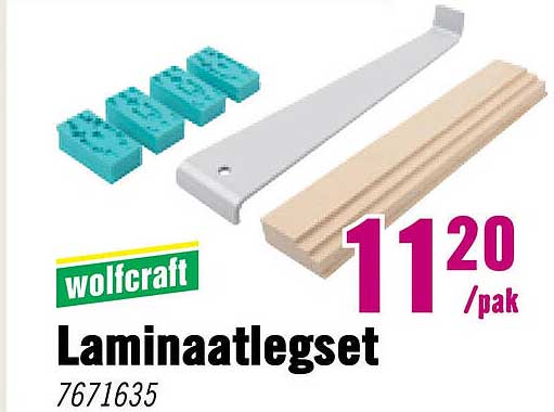 wolfcraft Laminaatlegset 7671635