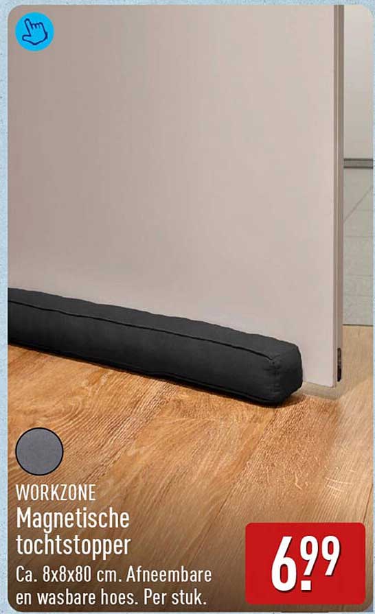 WORKZONE Magnetische tochtstopper