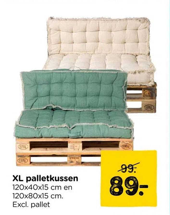 XL palletkussen