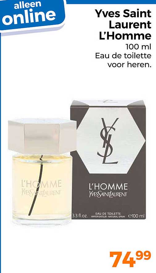 Yves Saint Laurent L’Homme 100 ml Eau de toilette voor heren