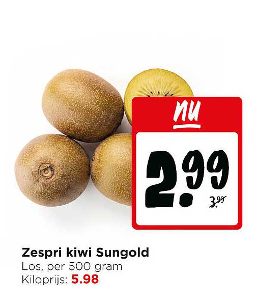 Zespri kiwi Sungold