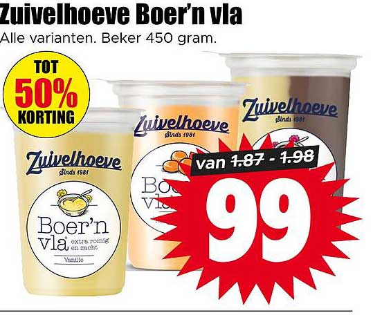 Zuivelhoeve Boer’n vla
