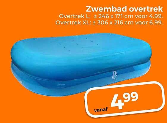 Zwembad overtrek