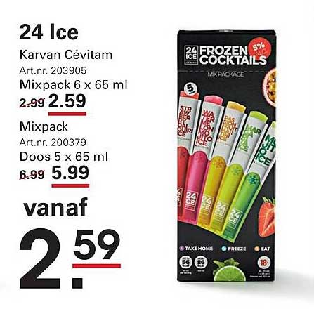 24 Ice Karvan Cévitan Mixpack 6 x 65 ml