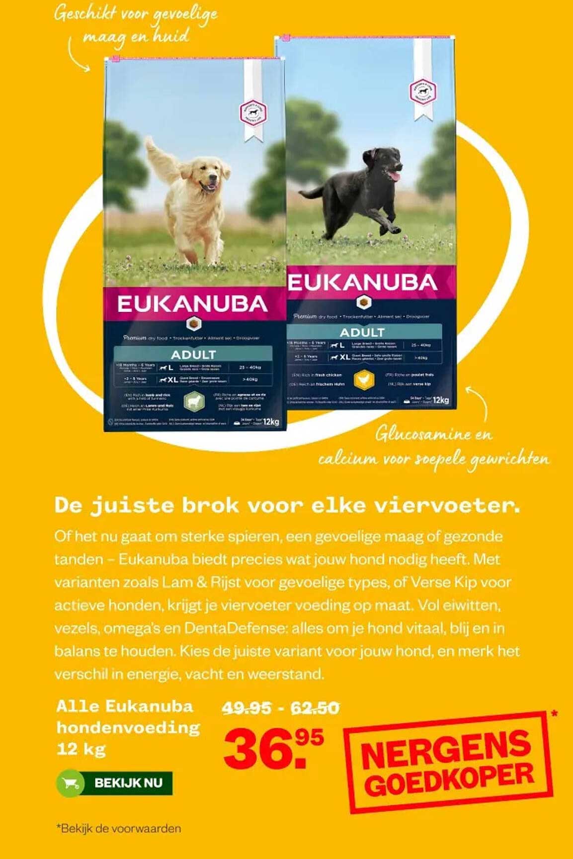 Alle Eukanuba hondenvoeding 12 kg