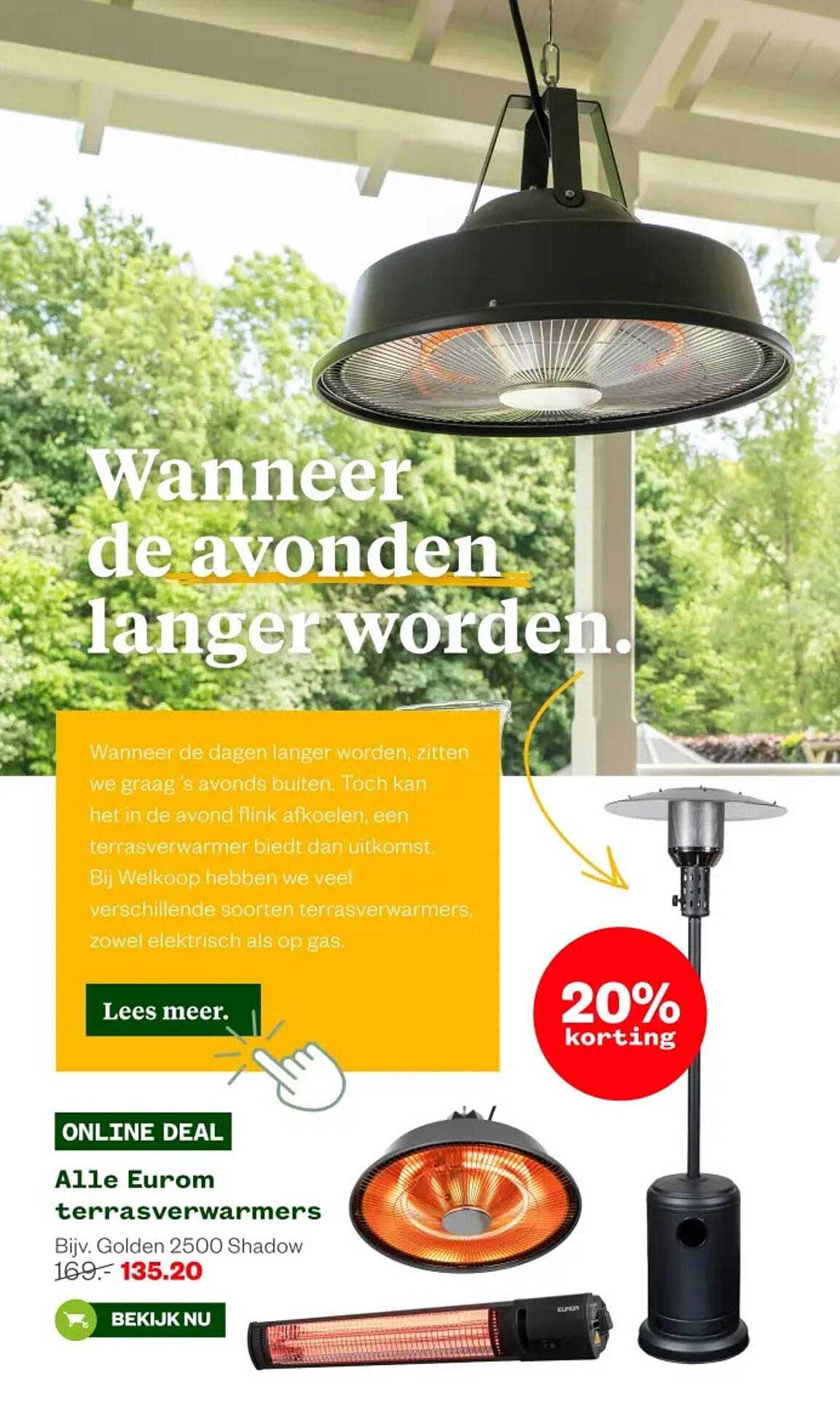 Alle Eurom terrasverwarmers Bijv. Golden 2500 Shadow