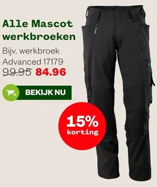 Alle Mascot werkbroeken
