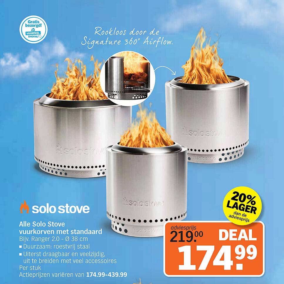 Alle Solo Stove vuurkorven met standaard