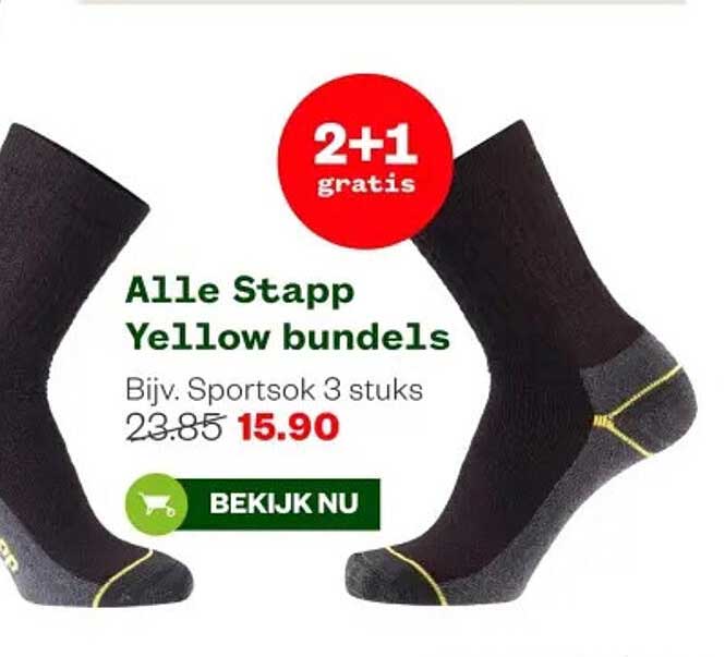 Alle Stapp Yellow bundels