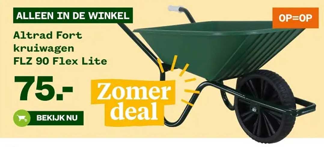 Altrad Fort kruiwagen FLZ 90 Flex Lite