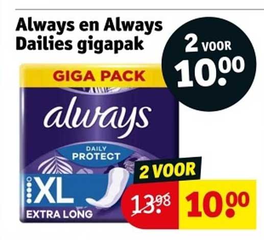 Always en Always Dailies gigapak