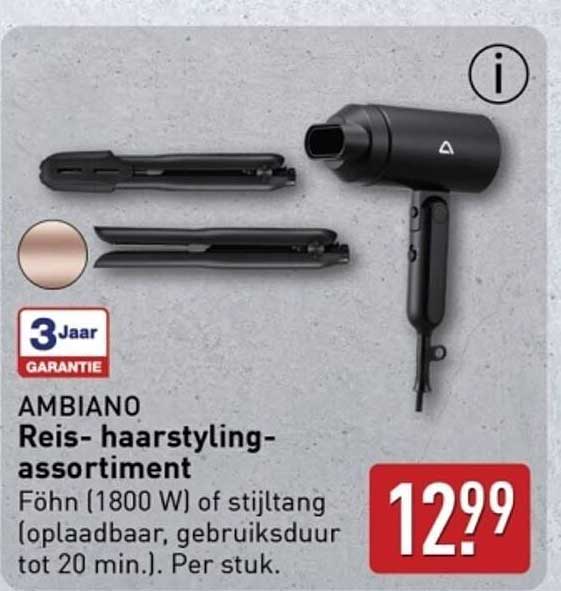 AMBIANO Reis- haarstyling-assortiment