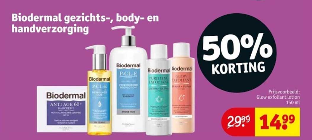 Biodermal gezichts-, body- en handverzorging