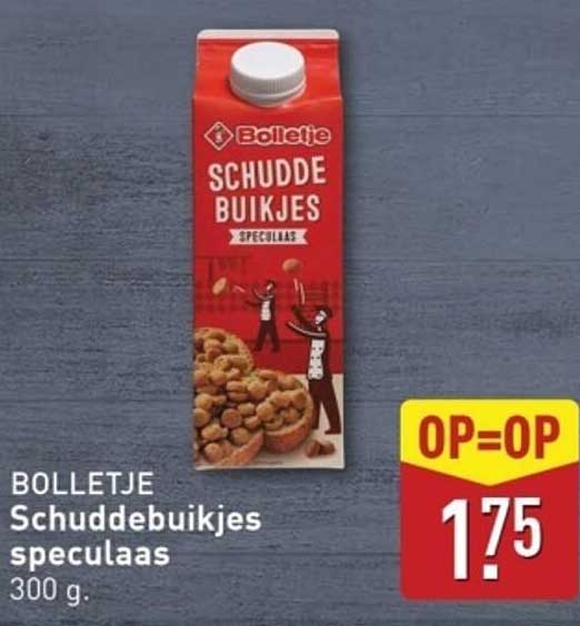 BOLLETJE Schuddebuitjes speculaas 300 g.