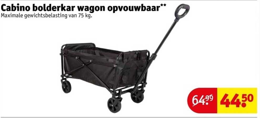 Cabino bolderkar wagon opvouwbaar**