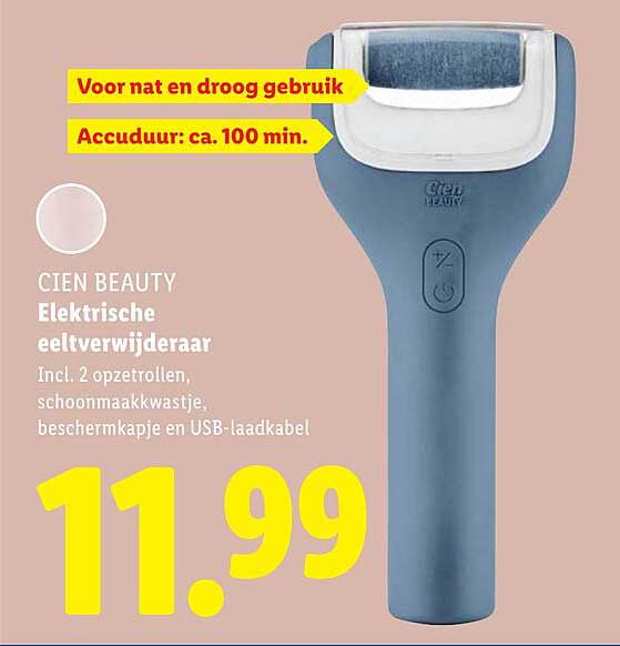 CIEN BEAUTY Elektrische eeltverwijderaar
