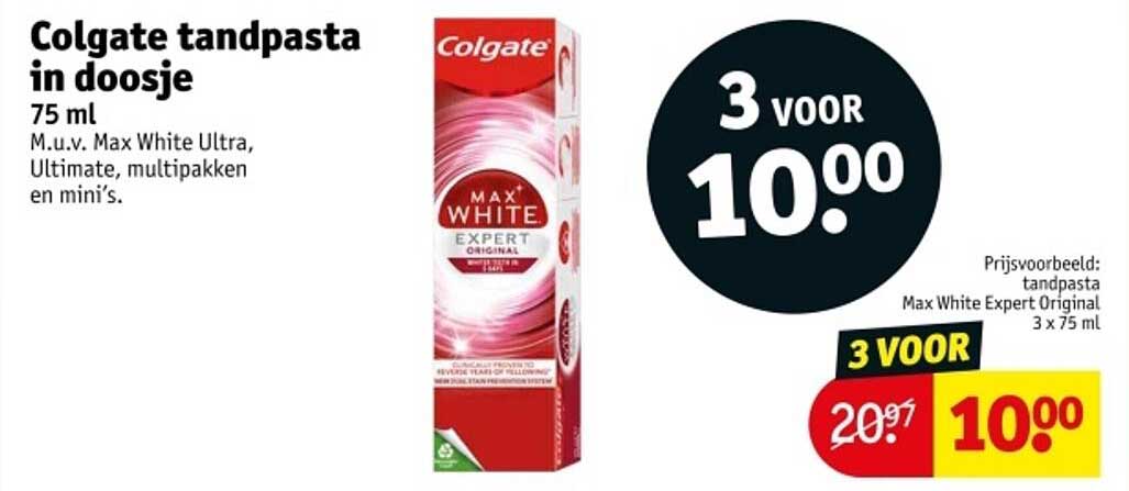 Colgate tandpasta in doosje