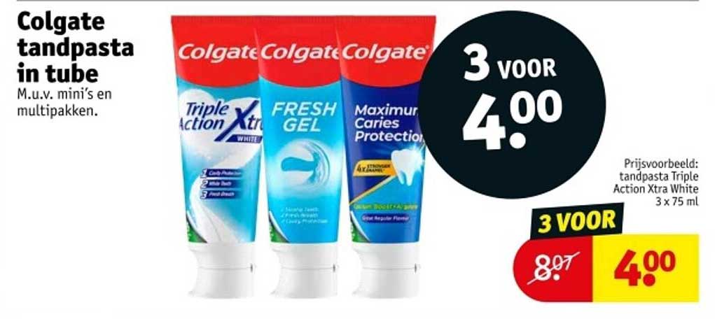 Colgate tandpasta in tube