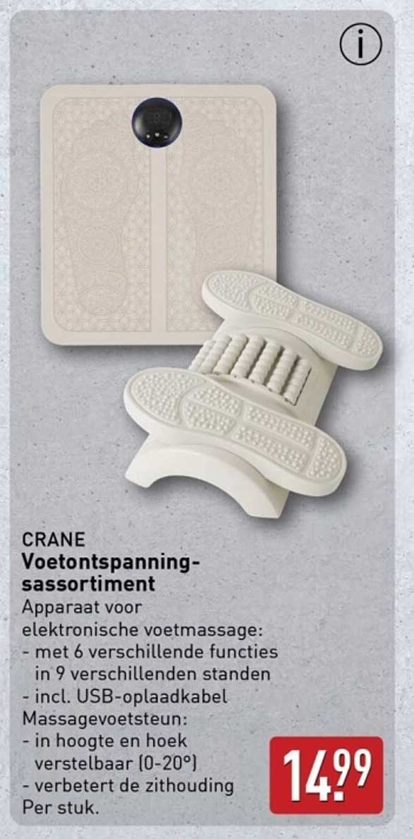 CRANE Voetontspanningssassortiment