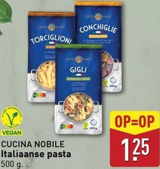 CUCINA NOBILE Italiaanse pasta