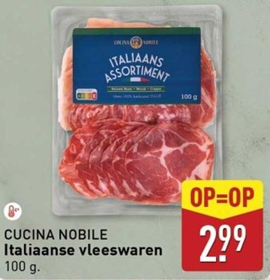 CUCINA NOBILE Italiaanse vleeswaren