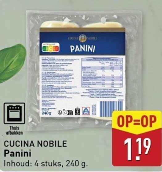 CUCINA NOBILE Panini