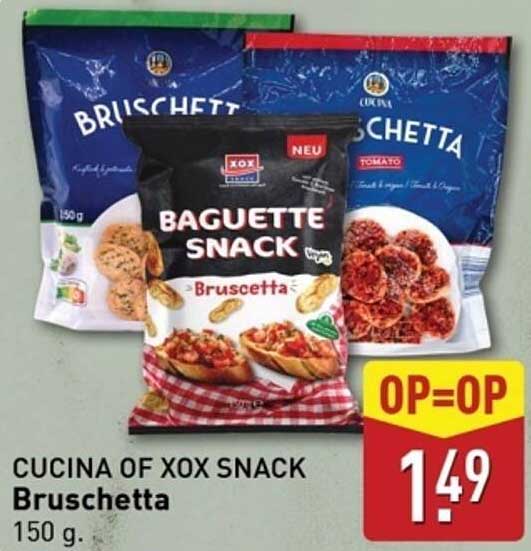 CUCINA OF XOX SNACK Bruschetta