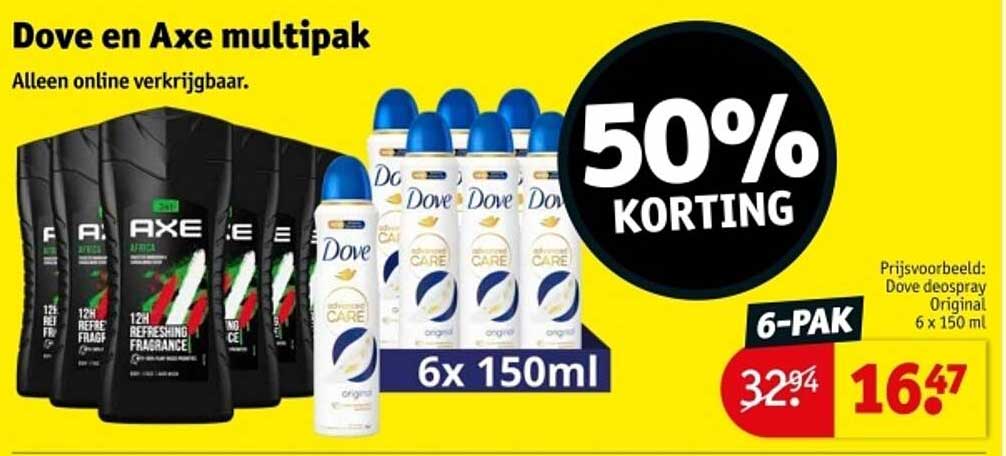 Dove en Axe multipak