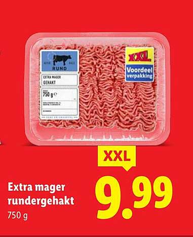 Extra mager rundergehakt