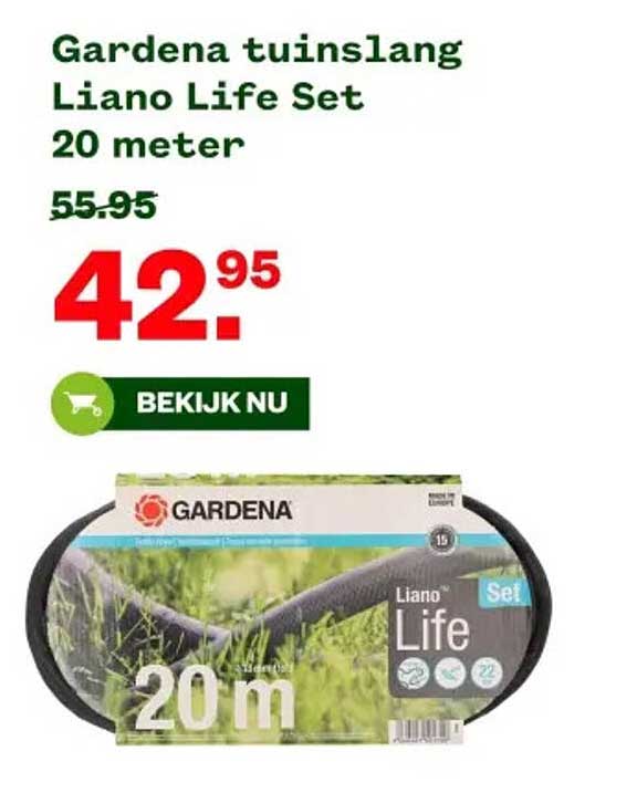 Gardena tuinslang Liano Life Set 20 meter