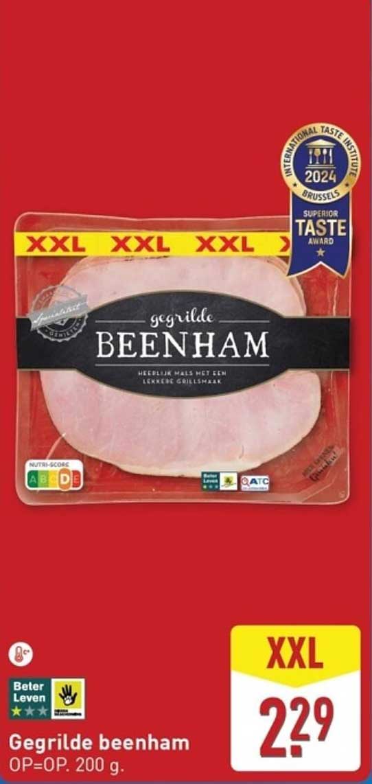 Gegrilde beenham