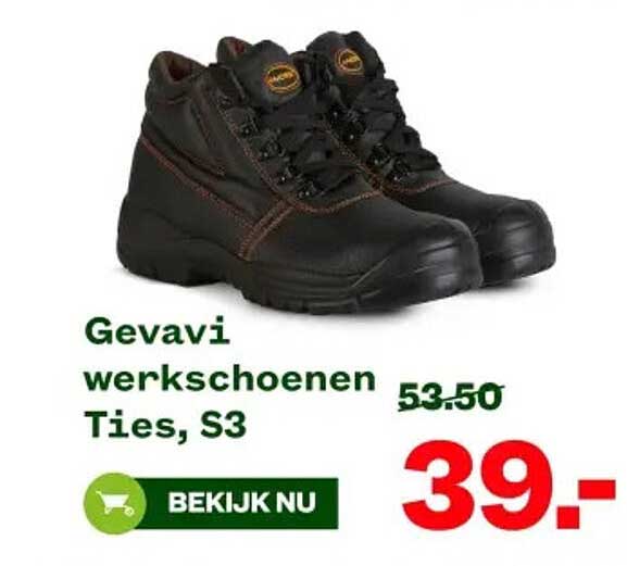Gevaavi werkschoenen Ties, S3