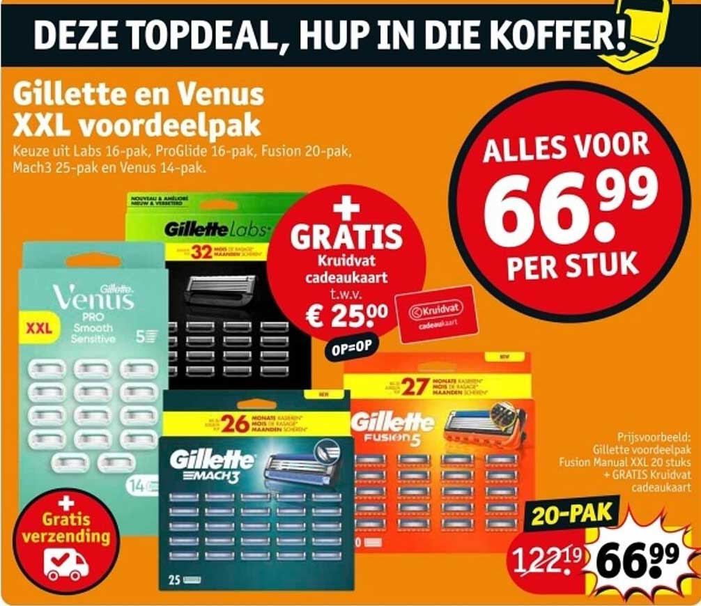 Gillette en Venus XXL voordeelpak