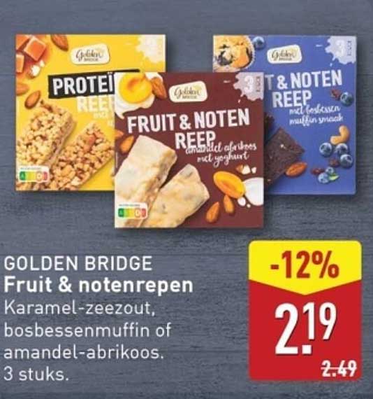 GOLDEN BRIDGE Fruit & notenrepen