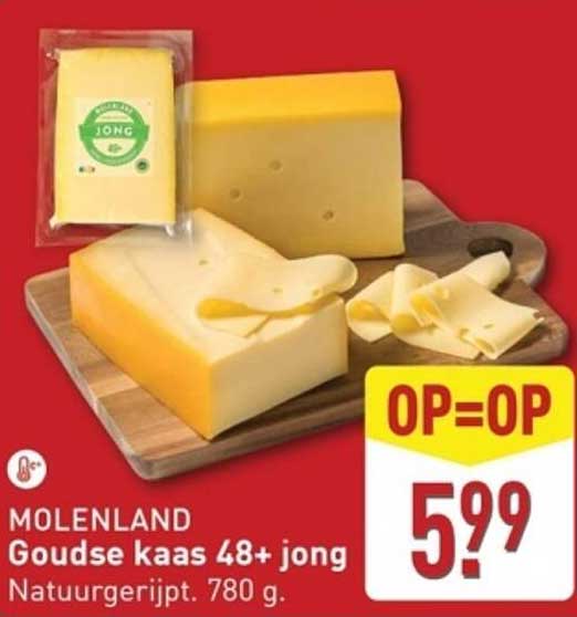 Goudse kaas 48+ jong 780 g