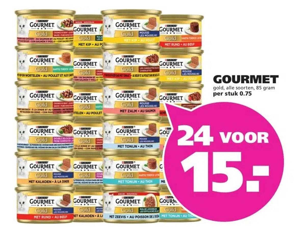 GOURMET gold, alle soorten, 85 gram