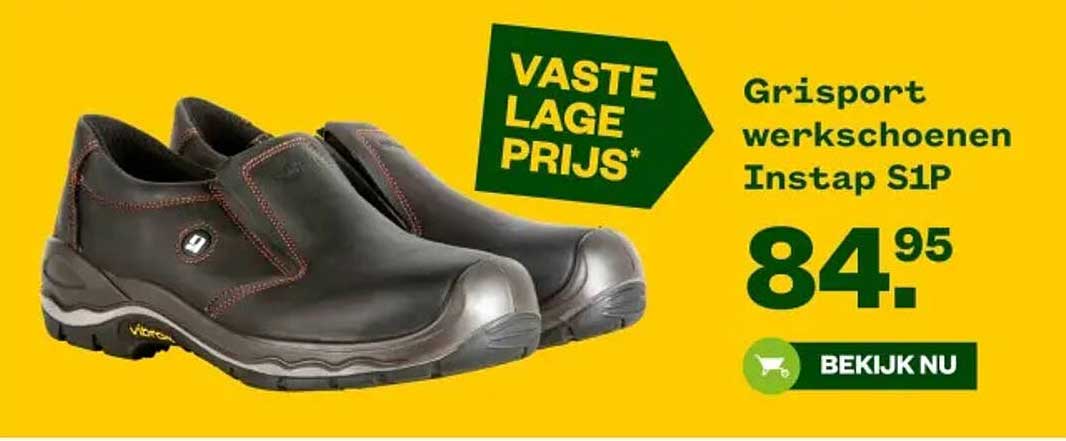 Grisport werkschoenen Instap S1P