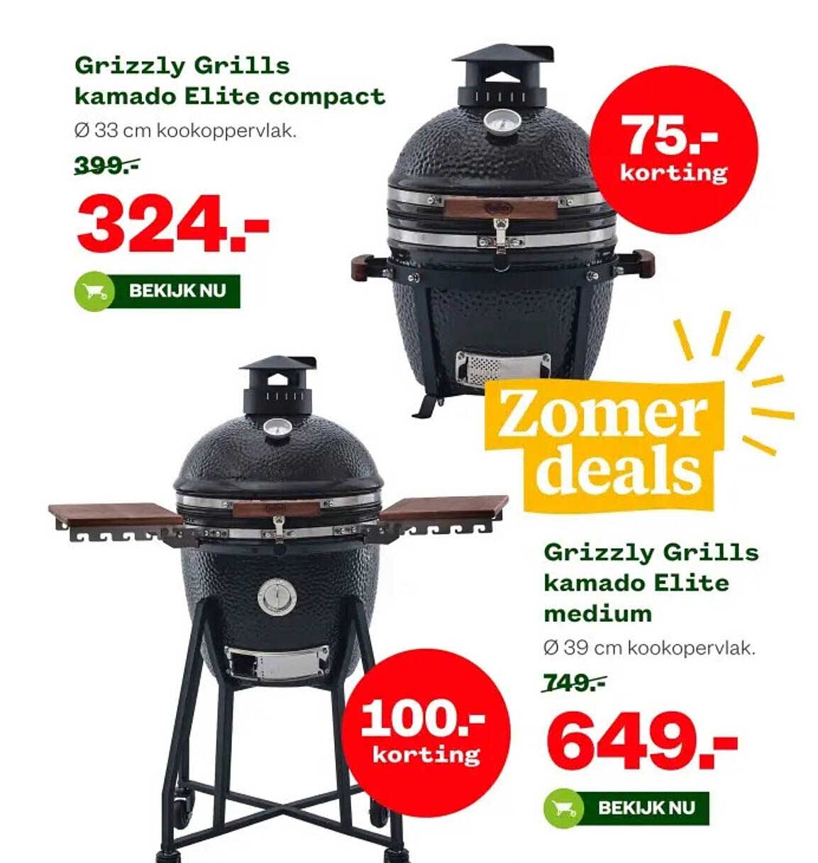 Grizzly Grills kamado Elite compact