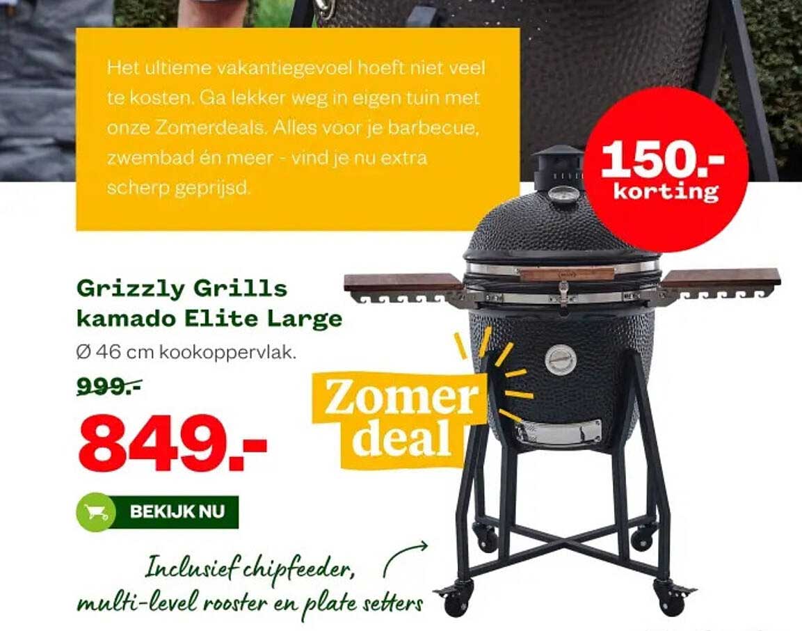 Grizzly Grills kamado Elite Large