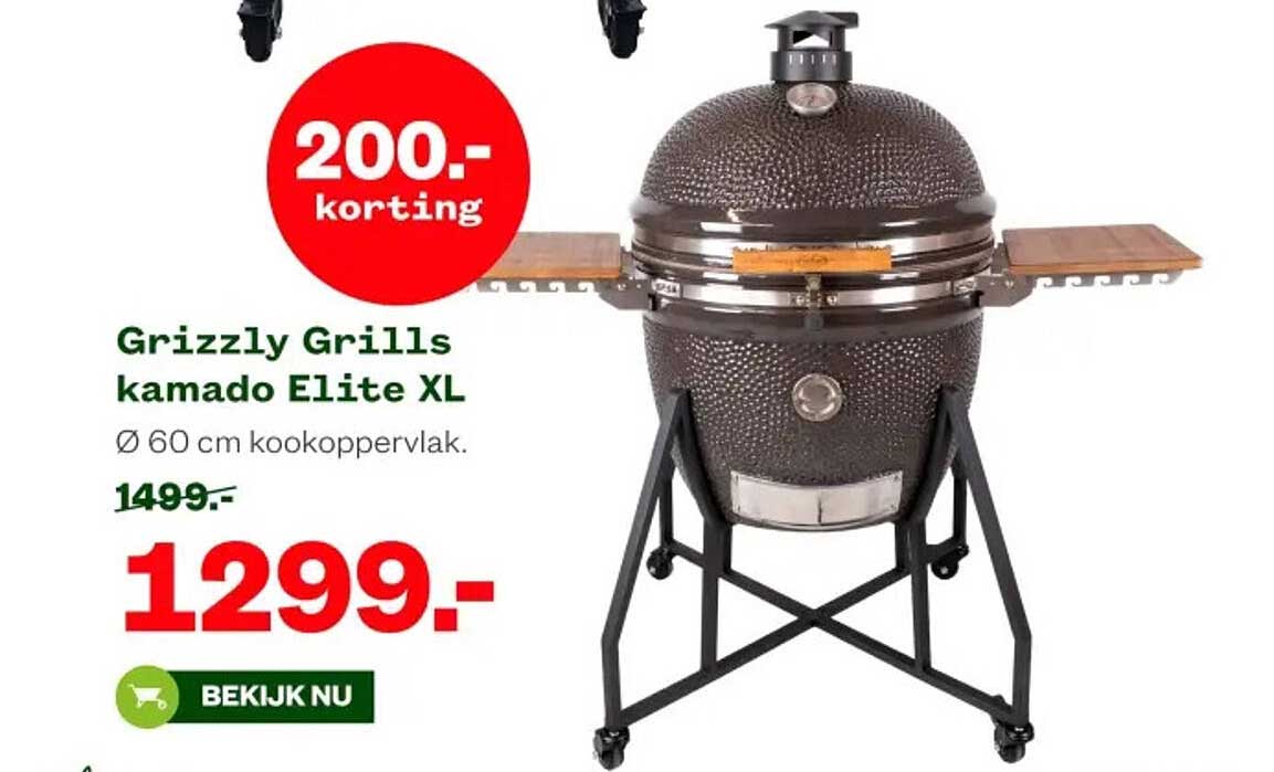 Grizzly Grills kamado Elite XL