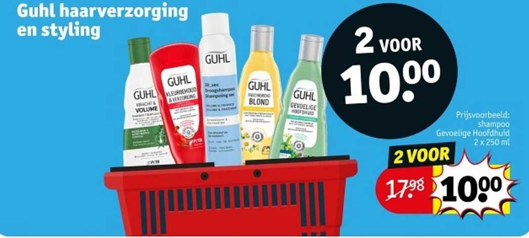 Guhl haarverzorging en styling