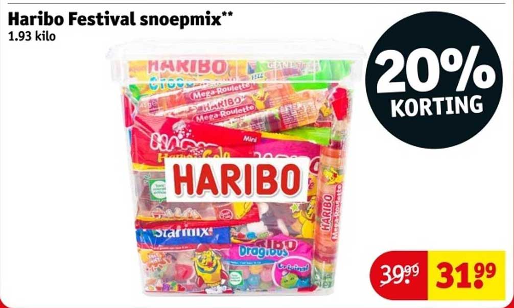 Haribo Festival snoepmix**