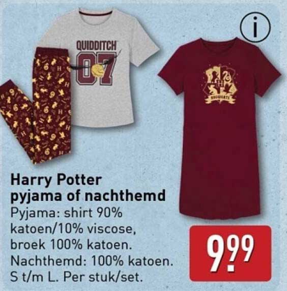 Harry Potter pyjama of nachthemd