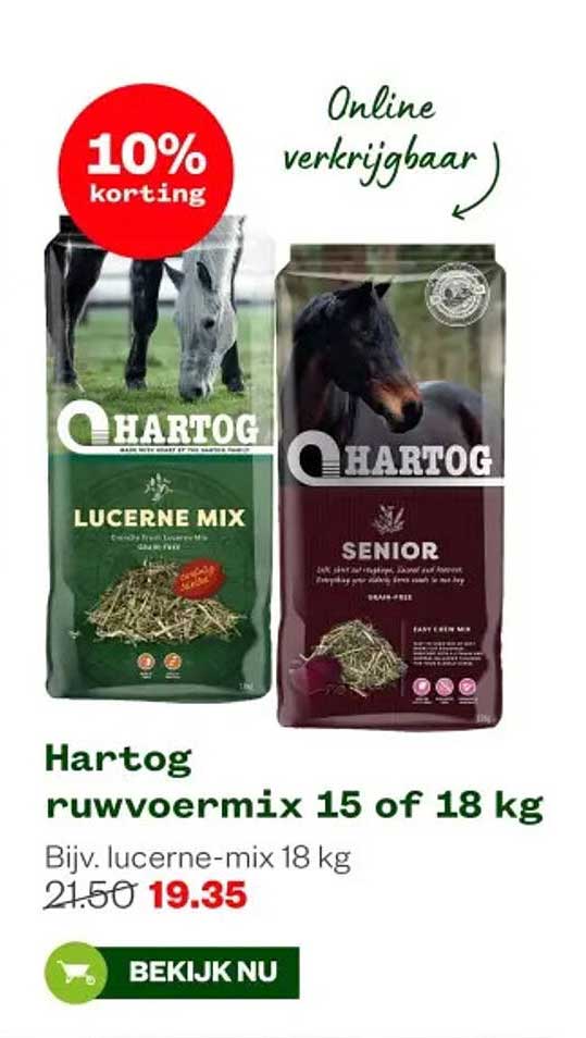 Hartog ruwvoermix 15 of 18 kg