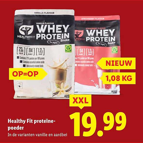 Healthy Fit proteïne-poeder