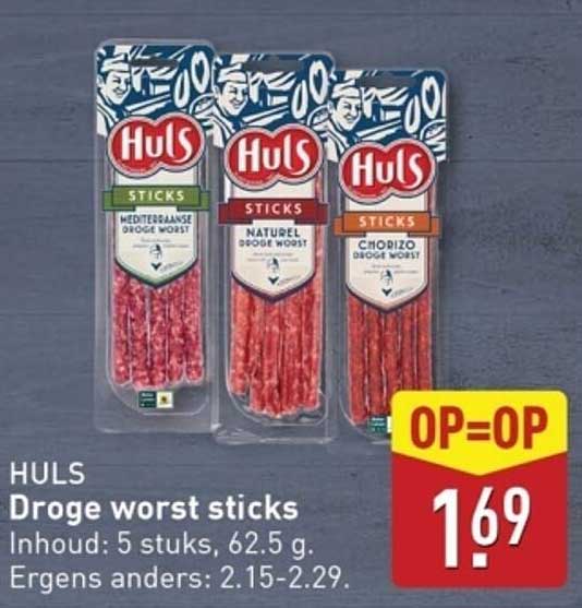 HULS Droge worst sticks