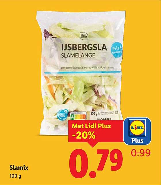 IJSBERGSLA SLAMELANGE 100 g
