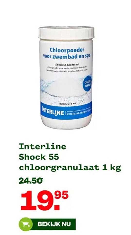 Interline Shock 55 chloorgranulaat 1 kg