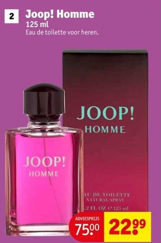 Joop! Homme 125 ml Eau de toilette voor heren.