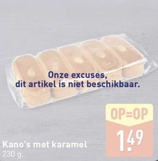 Kano’s met karamel